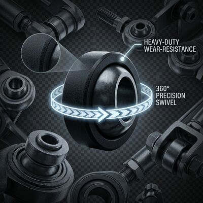 GE4E Maintenance Free Spherical Plain Bearings , PTFE Spherical Plain Bearing OEM Customized Services