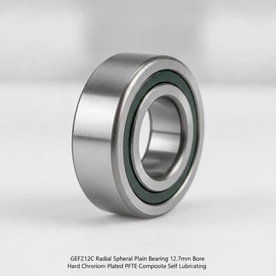 GEFZ12C Radial Spherical Plain Bearing 12.7mm Bore Hard Chromium Plated PTFE Composite Self Lubricating